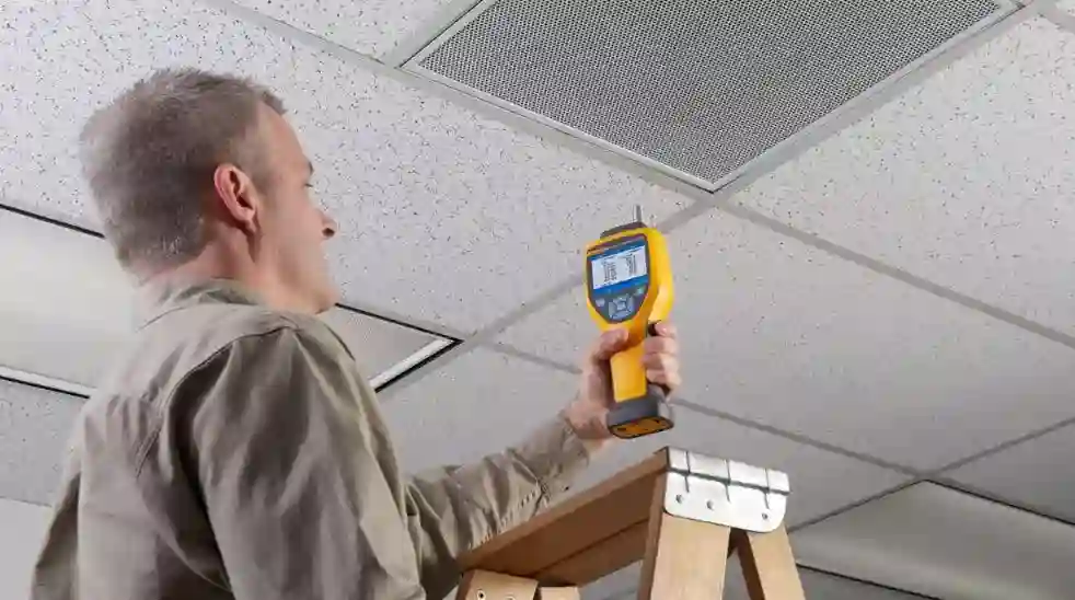 Fluke 985 Particle Counter alat uji udara ventilasi