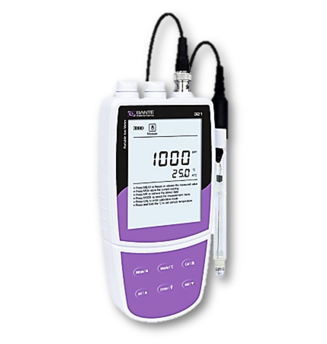 Portable Sodium Ion Meter - Bante Type Bante321-Na