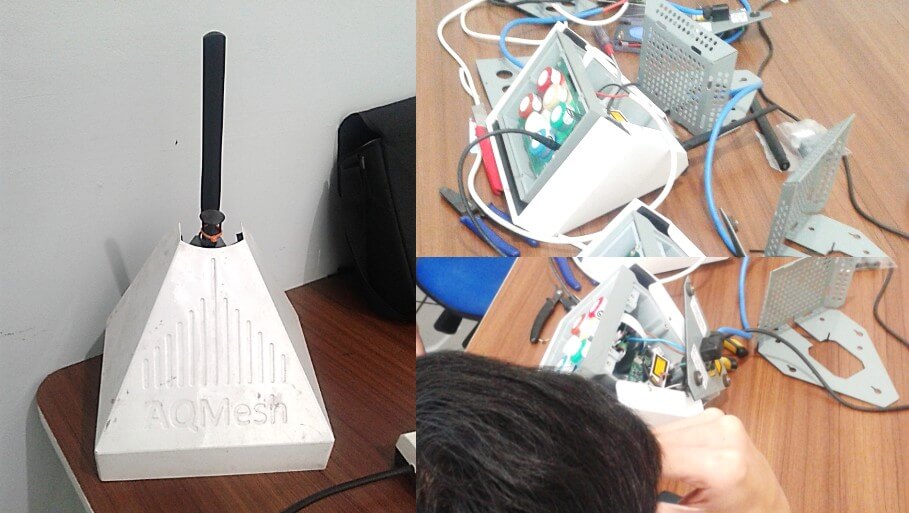 jasa perbaikan aqms aqmesh air quality monitoring system