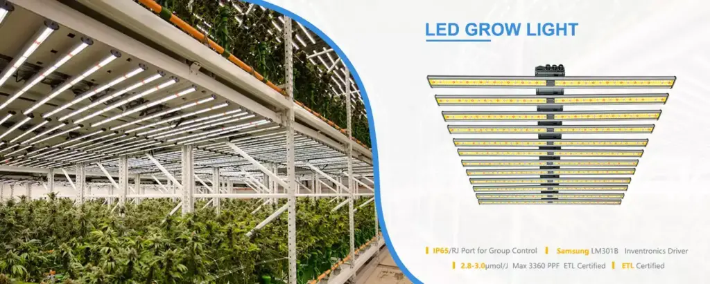 lampu LED khusus tanaman indoor