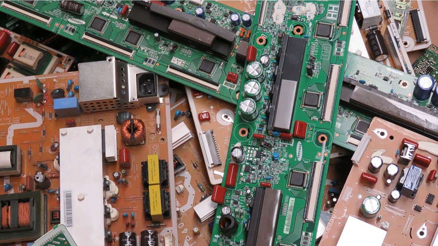 sampah elektronik pcb listrik
