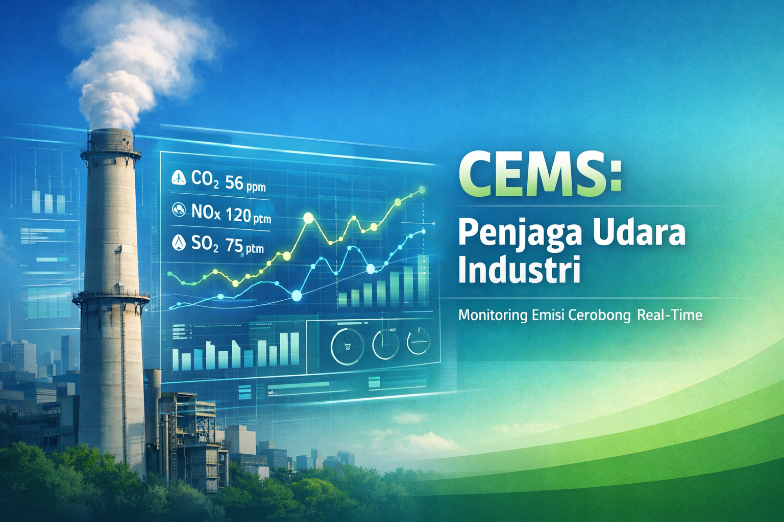 Mengenal peran Continuous Emission Monitoring System (CEMS) dalam menjaga ambang batas emisi industri strategis di Hari TNI Angkatan Udara.